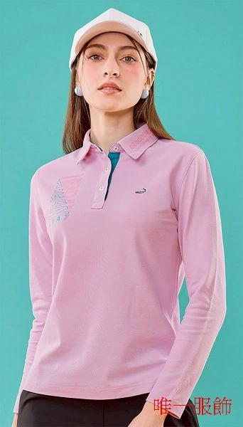 鱷魚牌polo衫淺粉