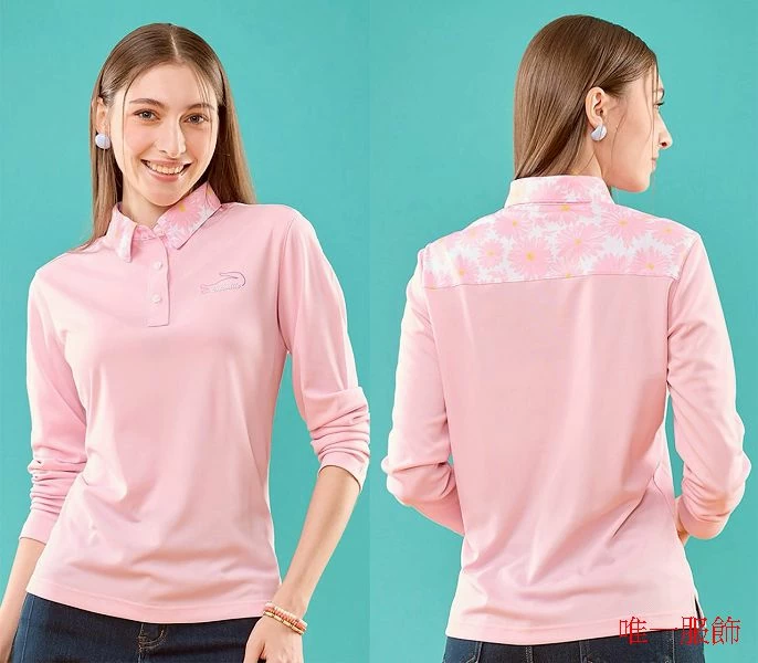 鱷魚牌polo衫蜜桃粉